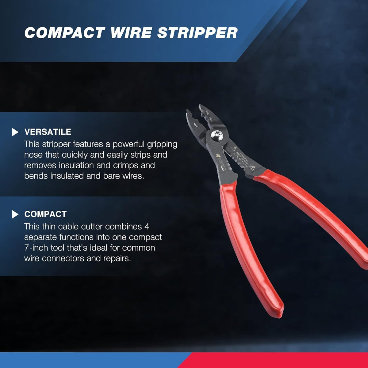 NEIKO 02037A pliers gripping wire ends with precision