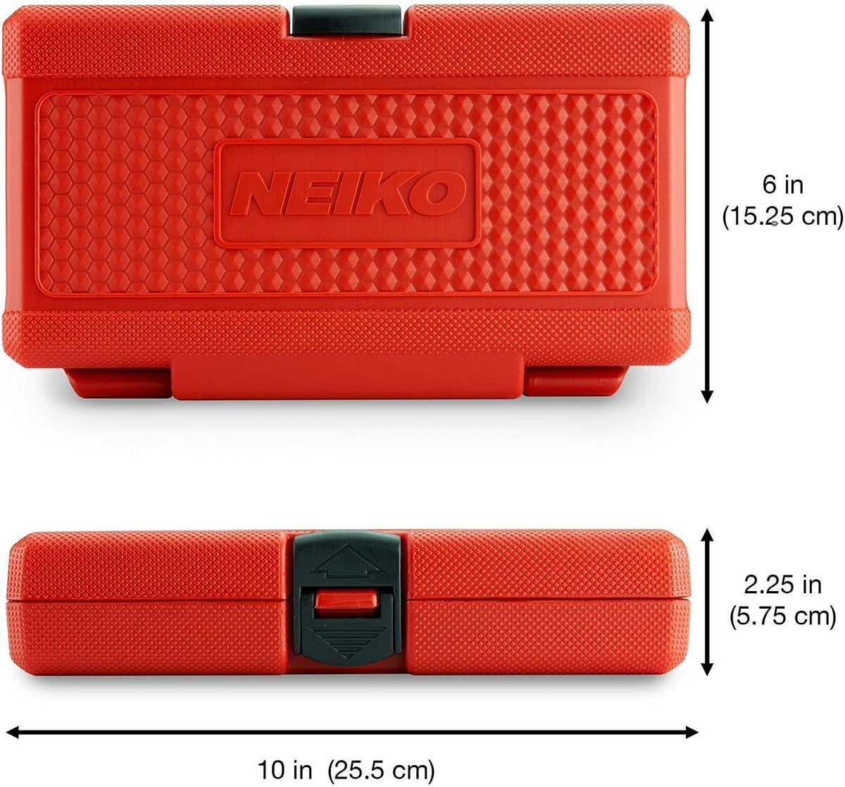 NEIKO 02434A 6-point hex design protects fasteners from rounding