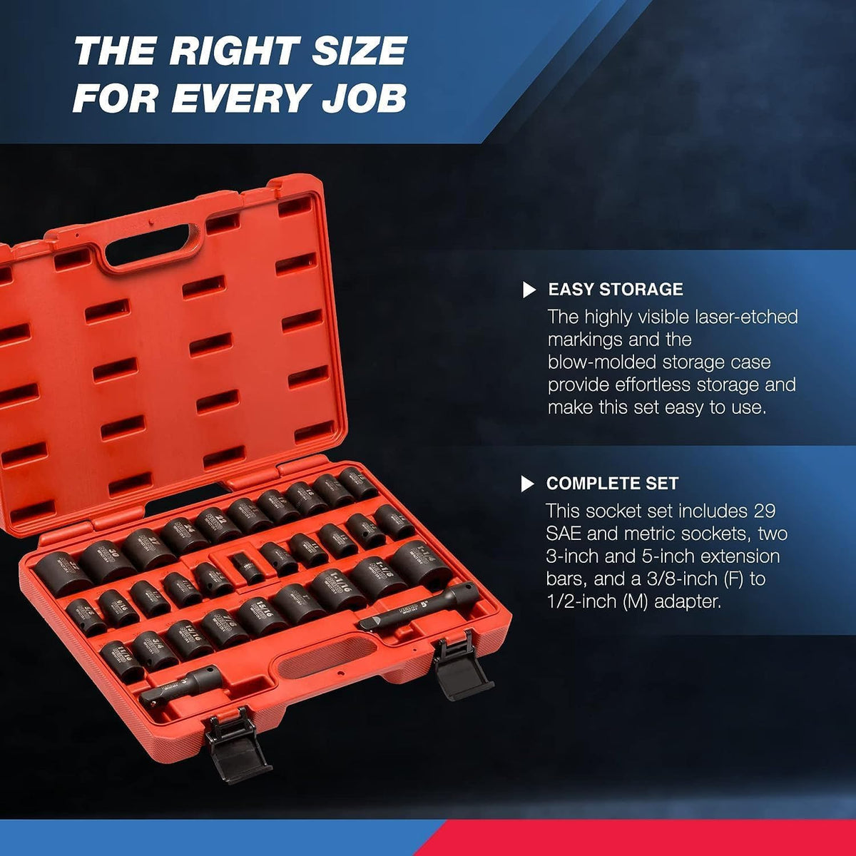 NEIKO 02447A 6-point sockets reducing rounding under high torque
