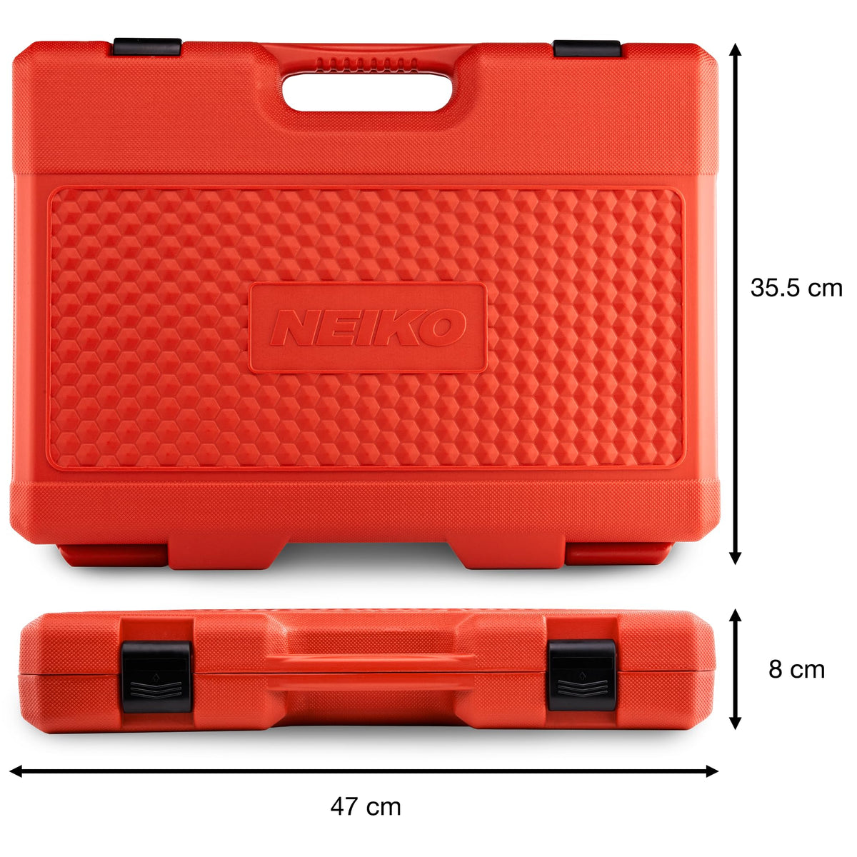 NEIKO 02471A 6-point hex sockets prevent rounding.