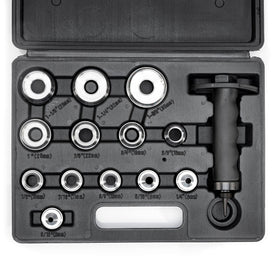 NEIKO 02604A hole-punch set exterior stored in a compact carrying case for easy transport.