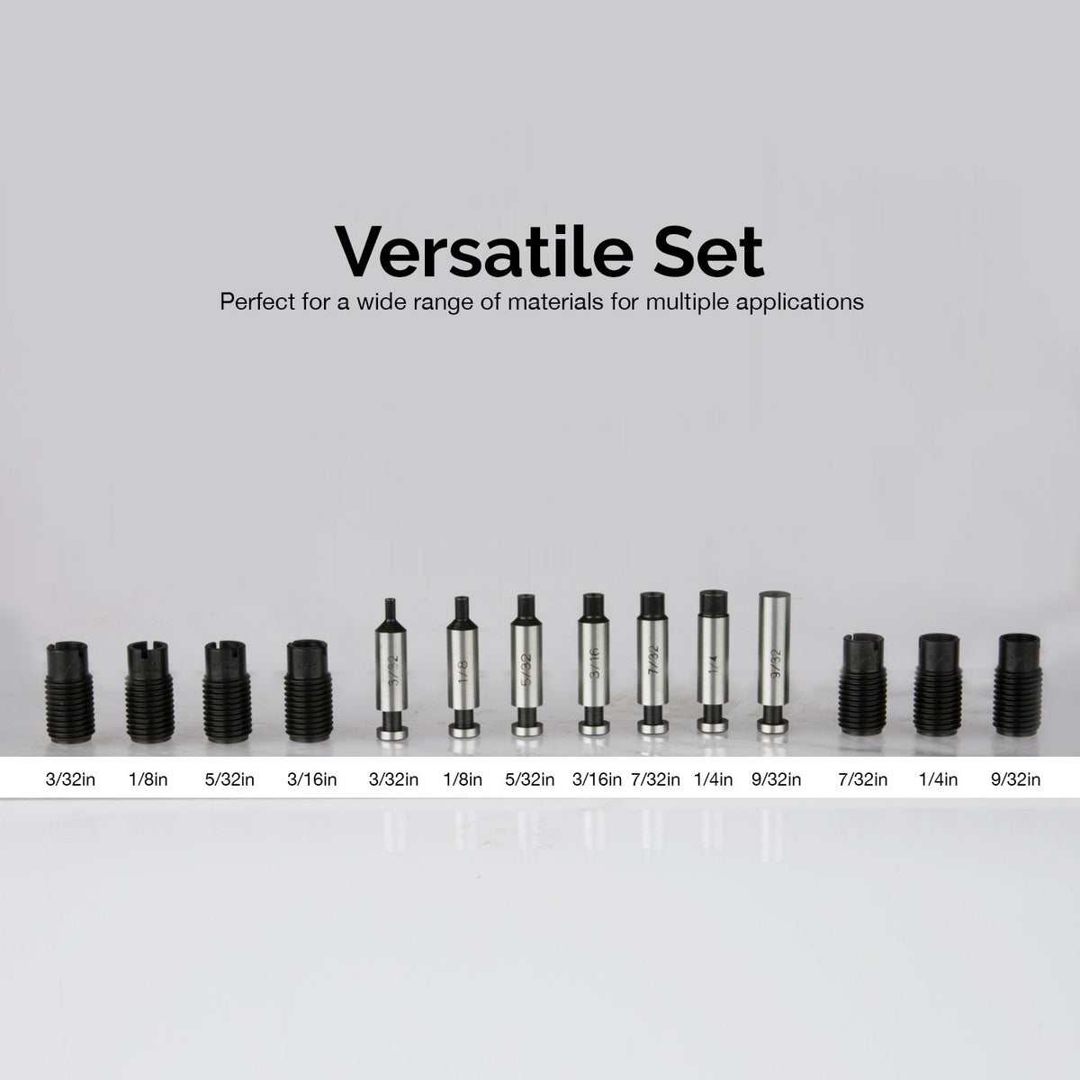 NEIKO chrome vanadium punch dies deliver durable, clean hole results.