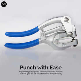 NEIKO 02612A quick-change punch dies set for versatile hole sizes.