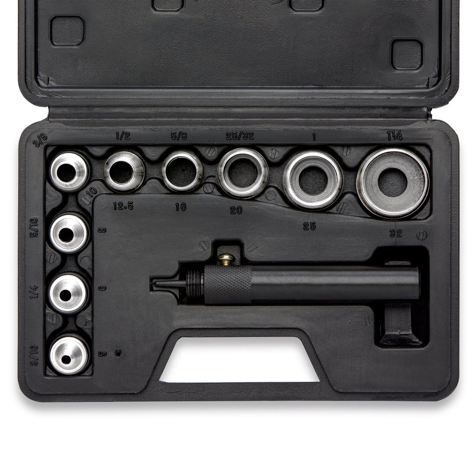 NEIKO 02614A hollow punch set with case for clean leather and gasket holes