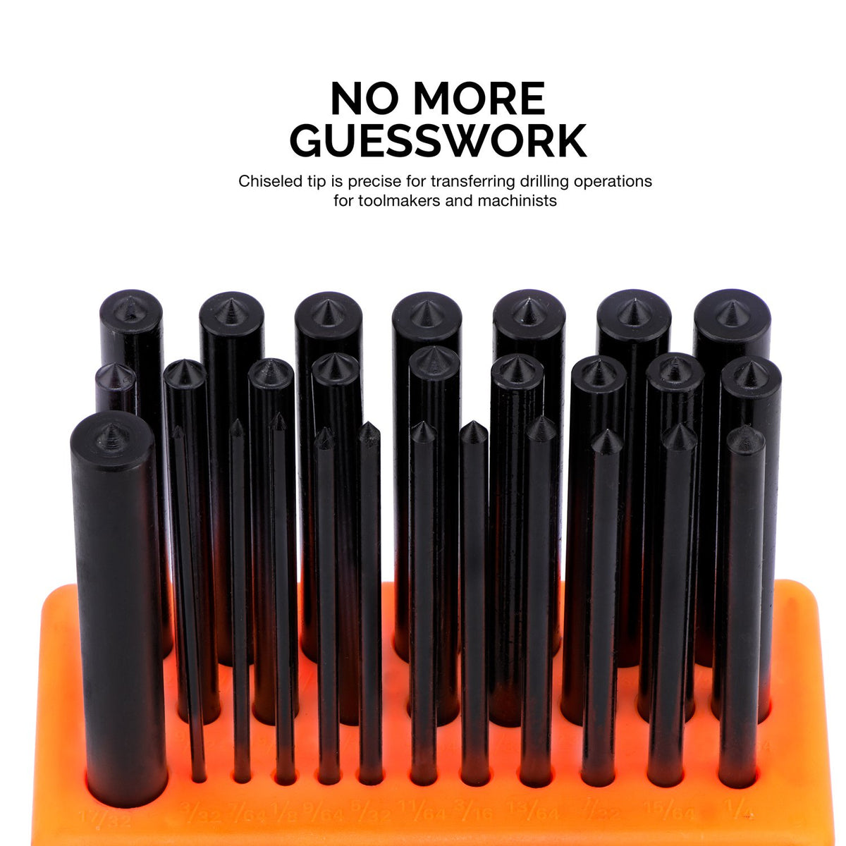 NEIKO 02621A hole transfer detail demonstrates accurate hole sizing capability