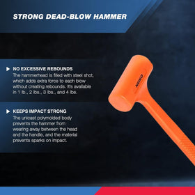 NEIKO 02849A unibody molded body protects the joint and resists wear.