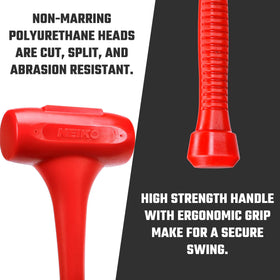 NEIKO 02884B 9-pound head delivers controlled force with fewer strikes.