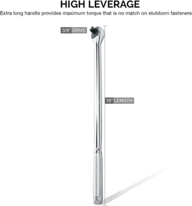 NEIKO 03034A 72-tooth gears enable precise, smooth operation in cramped jobs