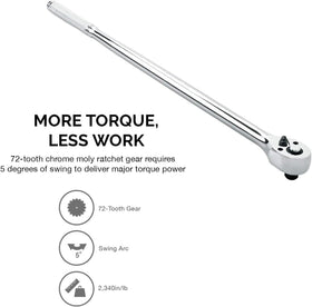 NEIKO 03034A CR-MO head delivers durable drive for tough fasteners