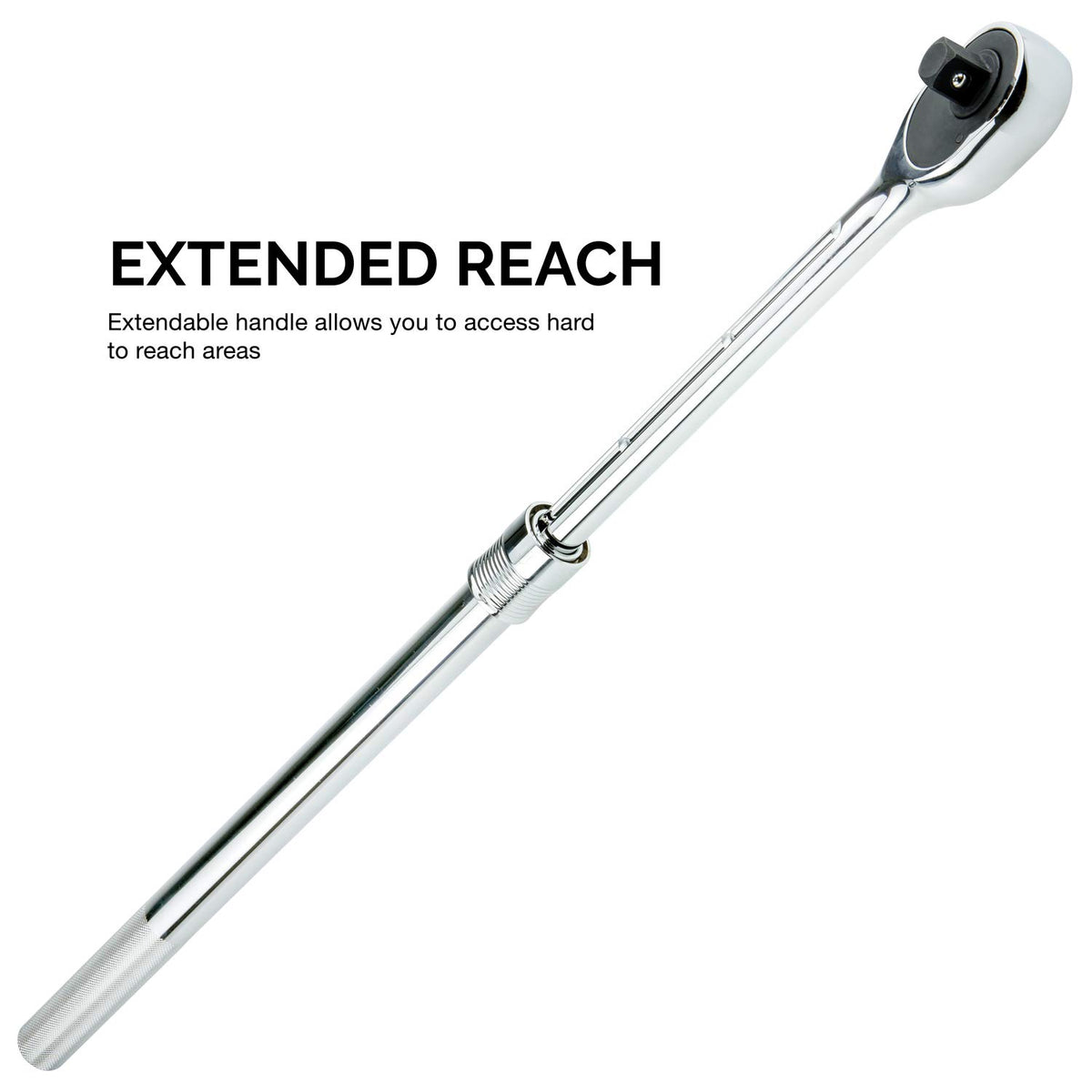 NEIKO 03069A 24-tooth ratchet with 15-degree increments for precise fastener turns.