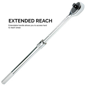 NEIKO 03069A 24-tooth ratchet with 15-degree increments for precise fastener turns.