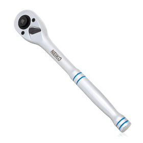 NEIKO 03117A half-inch ratchet wrench with quick-release for fast socket changes.