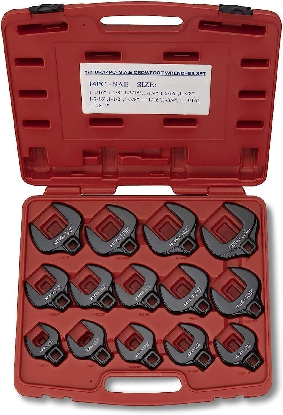 NEIKO 03325A crowfoot wrenches reaching fasteners in confined spaces