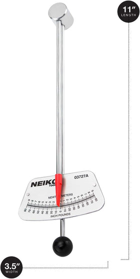 Ambidextrous design of NEIKO 03727A torque wrench for both hands.