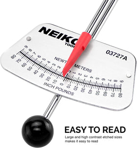 Long beam design of NEIKO 03727A supports precise control in cramped spaces.