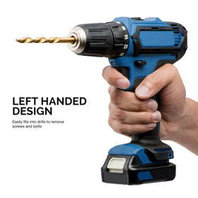 NEIKO left-hand bits aid removal of broken fasteners with reversible drills