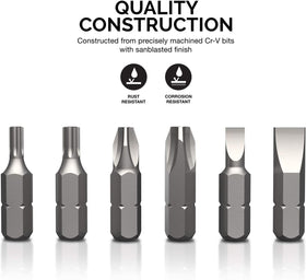 NEIKO 10048A precision hex tamperproof bits with accurate sizing.