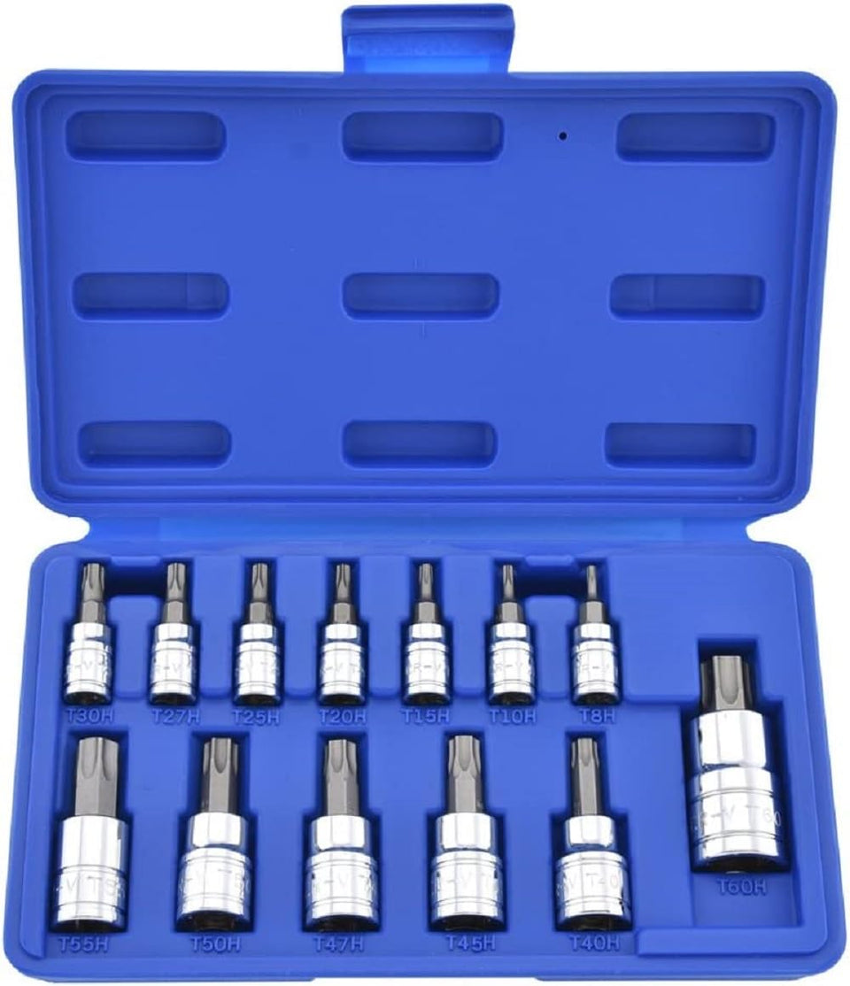 NEIKO 10073A tamper-proof Torx bit sockets with 1/4-drive for precise high-torque work