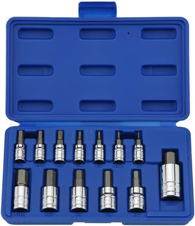 NEIKO 10074A metric hex bit socket set for versatile automotive and home repairs.