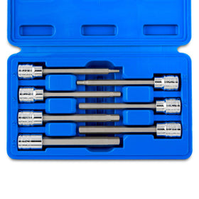 NEIKO 10076A extra-long hex bit sockets ideal for hard-to-reach fasteners.
