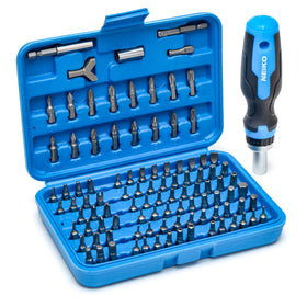 NEIKO 10082A security bits set case with labeled storage for easy organization.