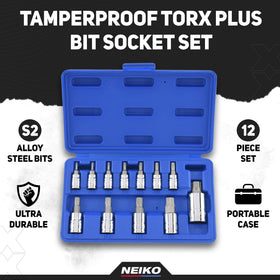 NEIKO 8 IPR torx plus socket on 1-4 inch drive for electronics and automotive work.