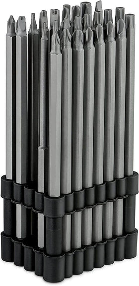 NEIKO 10224A extralong security bit set shown with storage case