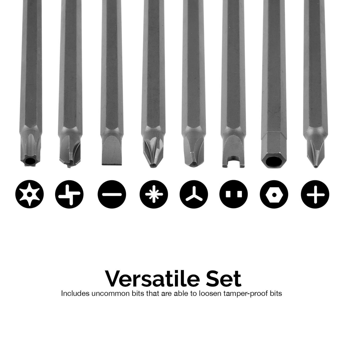 NEIKO 10224A universal hex bits with 1/4 inch shank in use