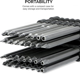 NEIKO 10224A Pozidriv and Torq-Set bits for precise fits