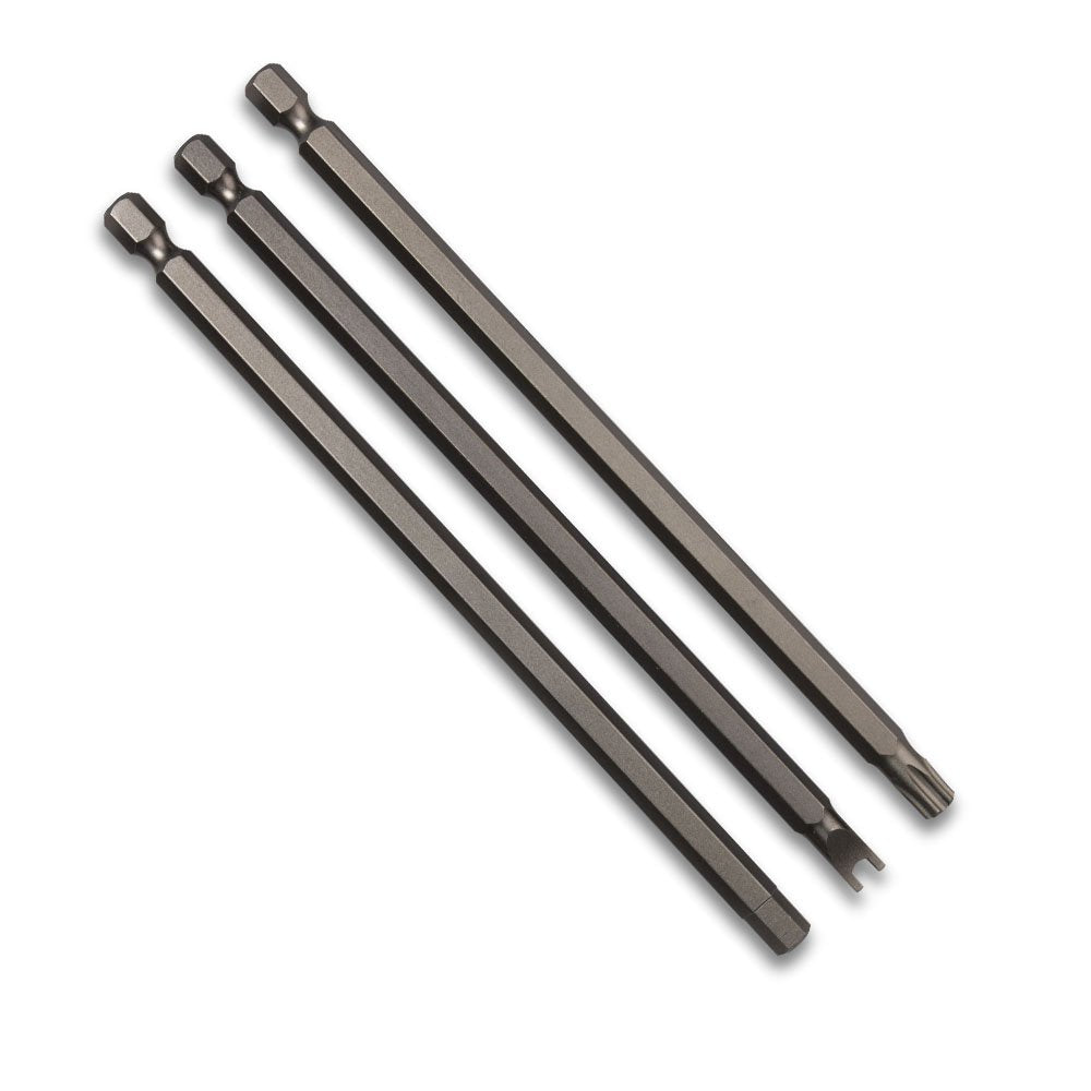 NEIKO 10224A long tamperproof bits for recessed fasteners