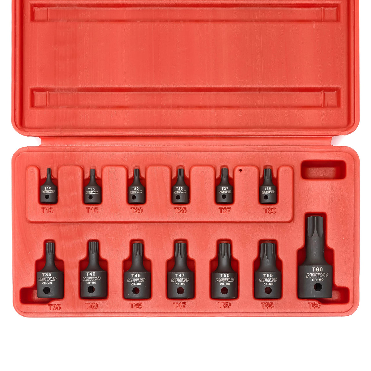 Neiko 10282B tamper-proof torx sockets for 1/4 inch drive electronics work