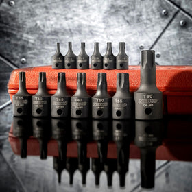 Neiko 10282B set shown with impact driver for high torque tasks in workshop
