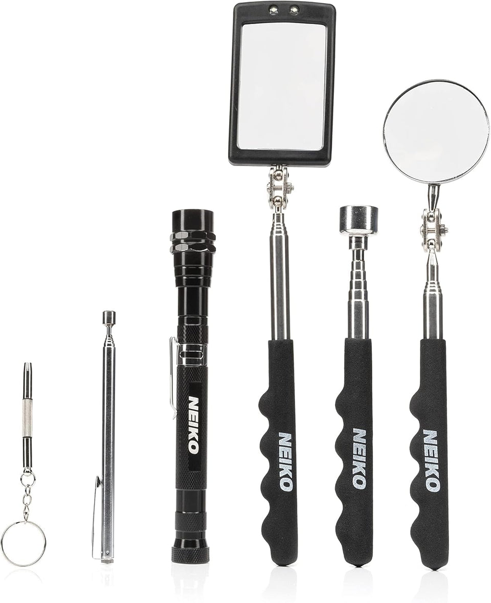 NEIKO 20736A magnetic pickup tool extended reach for tight spaces.