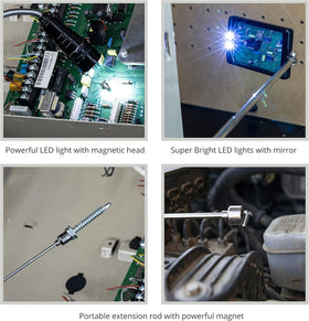 NEIKO 20736A telescoping magnet extends up to nearly three feet for distant objects.