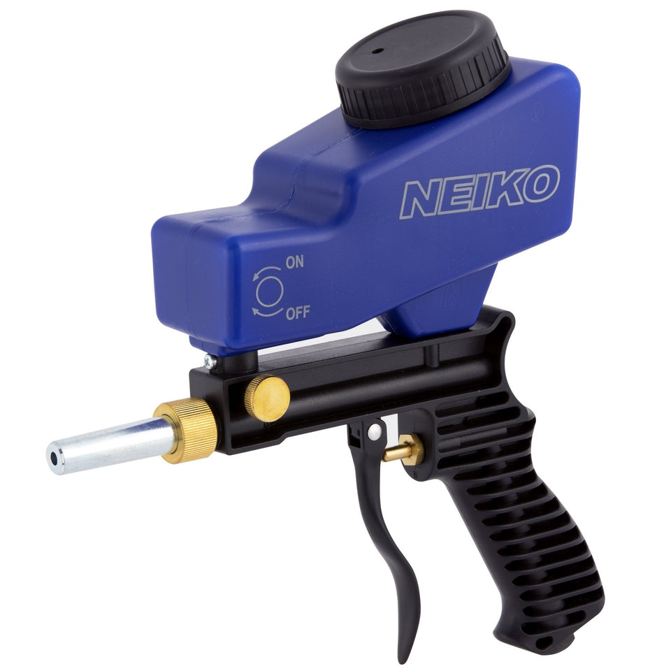 NEIKO 30068A blaster gun gravity feed for efficient surface cleaning.