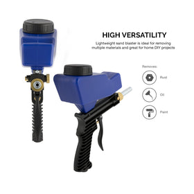 NEIKO 30068A ergonomic grip improves handling during extended blasting sessions.
