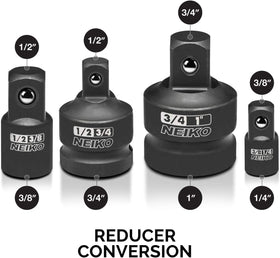 NEIKO 30223A 1-4in M x 3-8in F converter for small fasteners