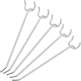 NEIKO 53102A pegboard hooks set on wall for organized garage storage.