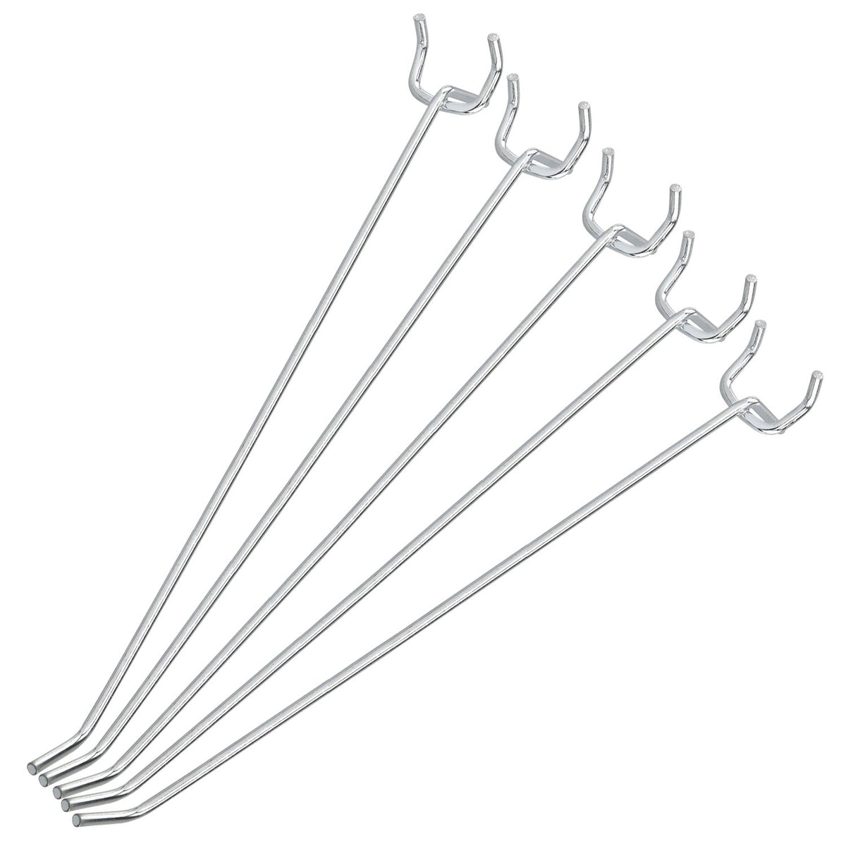 NEIKO 53104A pegboard hooks 50-pack for efficient wall-mounted tool storage.