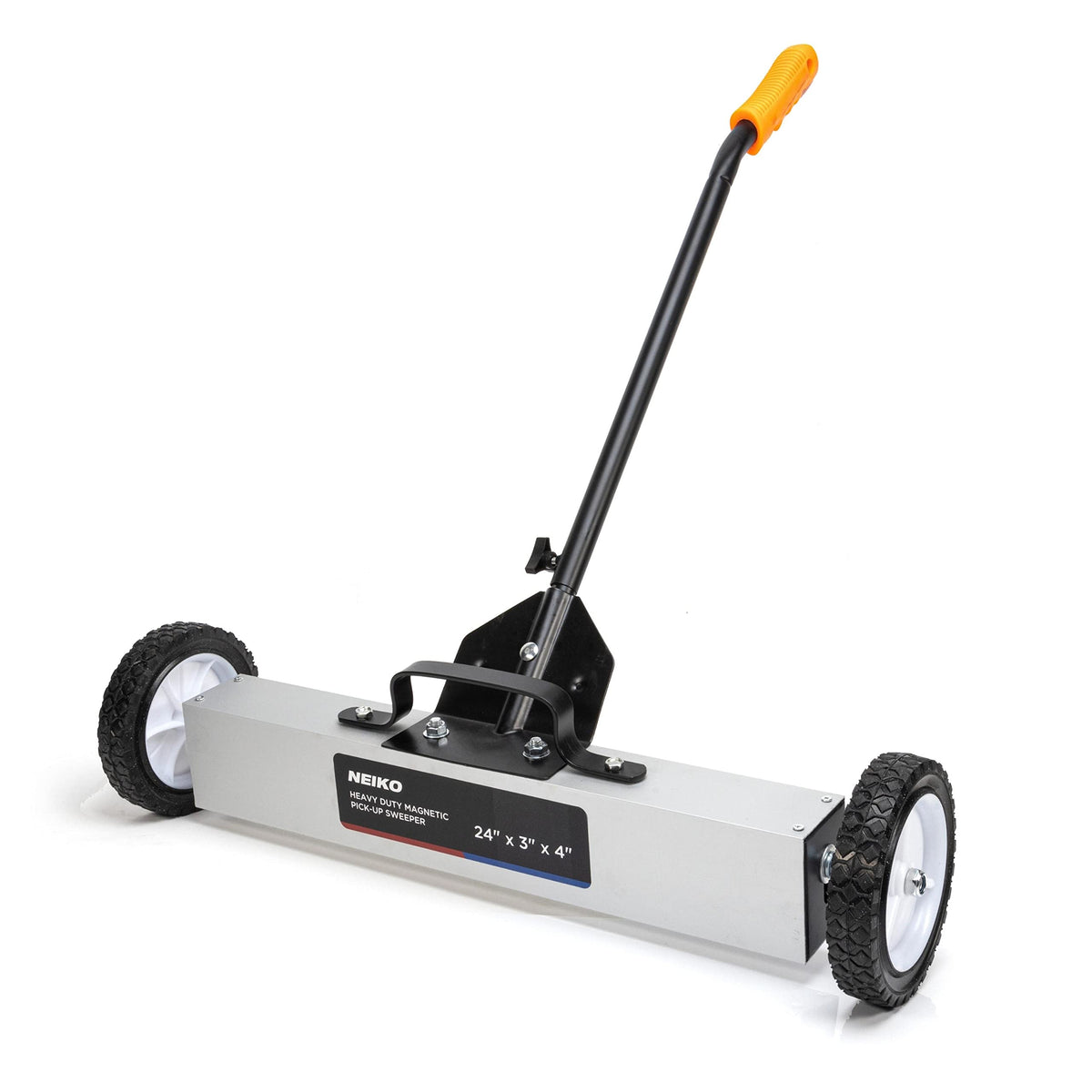 NEIKO 53416A rolling magnetic sweeper with wheels removes nails quickly