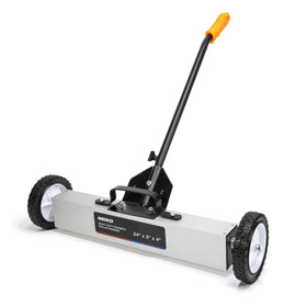 NEIKO 53416A rolling magnetic sweeper with wheels removes nails quickly