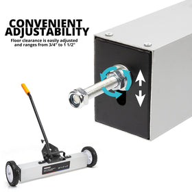 NEIKO 53416A telescopic handle extends for comfortable cleaning