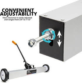 NEIKO 53418A adjustable telescoping handle extends from 29 to 42 inches
