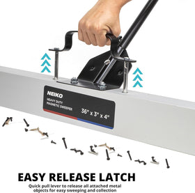 NEIKO 53418A quick-release cleanup mechanism for easy disposal