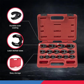 NEIKO crowfoot wrench holder case keeps wrenches organized and portable.
