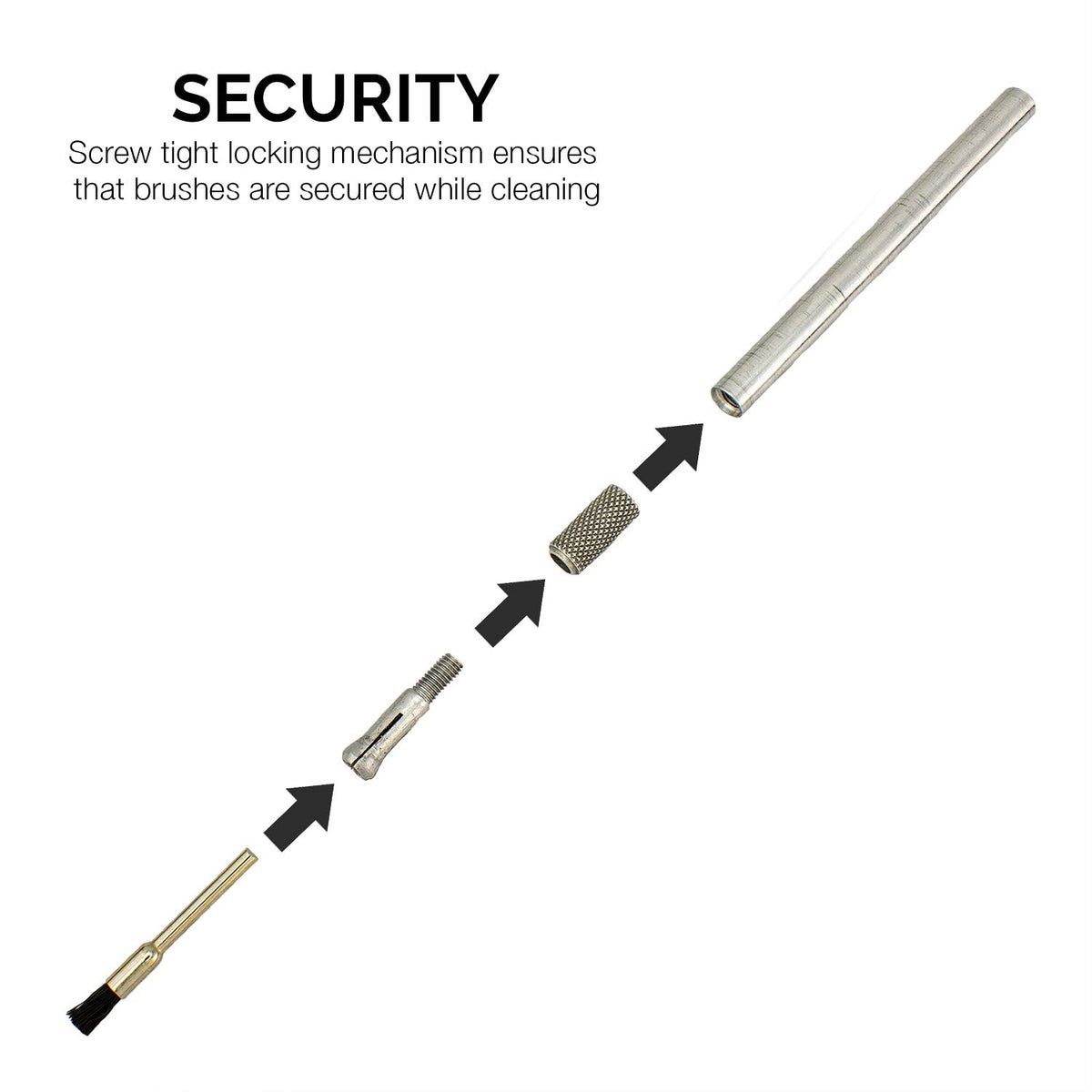 NEIKO Tooluxe 31209L mini brushes tackle small passages with precision.