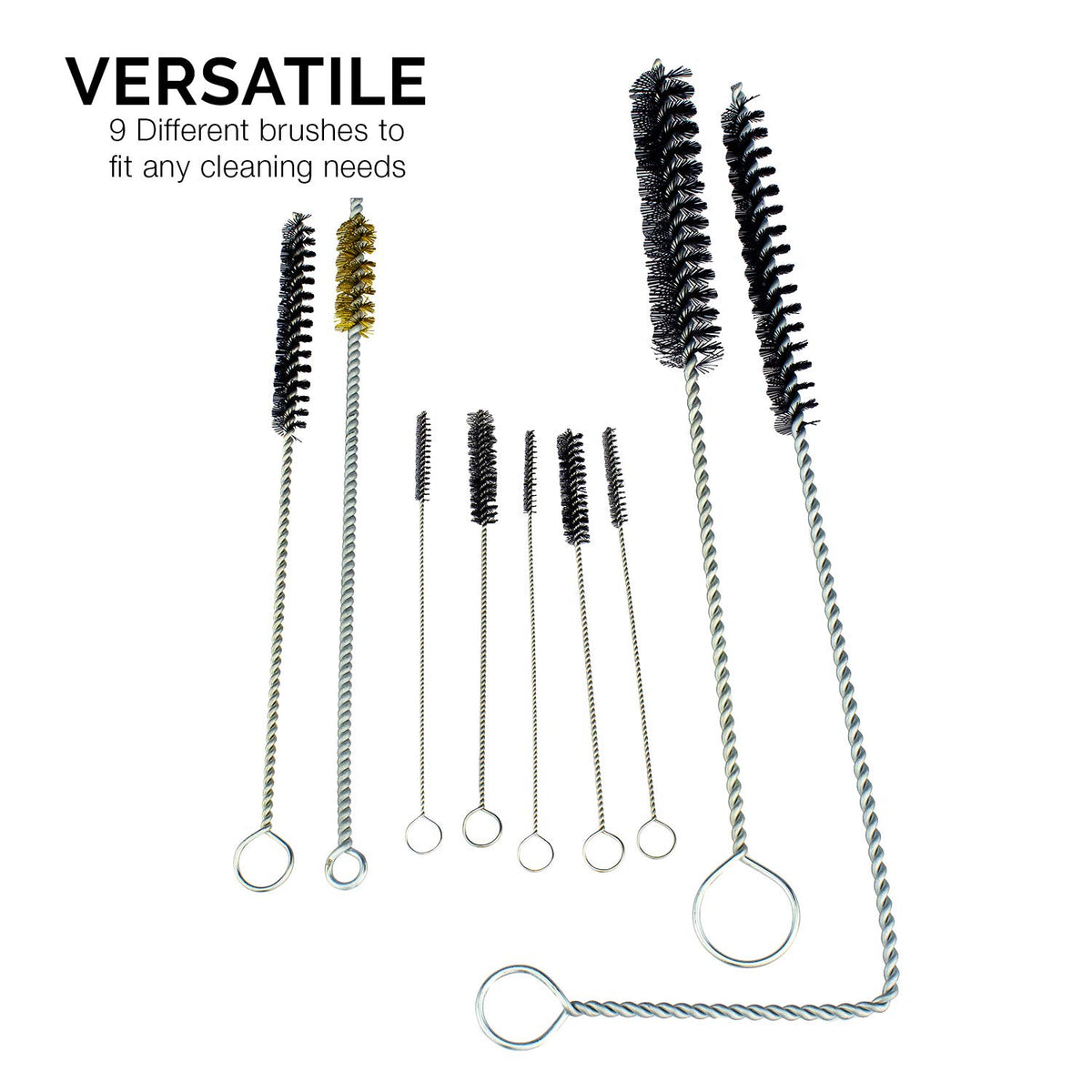 NEIKO Tooluxe 31209L toothbrush-style handle for targeted scrubbing.