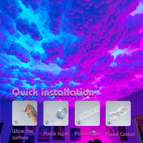 Neisouf Bluetooth app enables dynamic modes and music-synced lighting experiences.