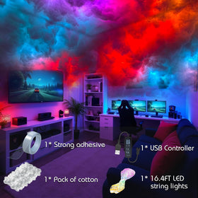 Neisouf remote control lets you change color and mode within 66 feet.