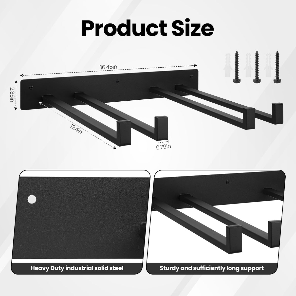 Neiteli folding chair storage rack holds 4-6 chairs for tidy patios